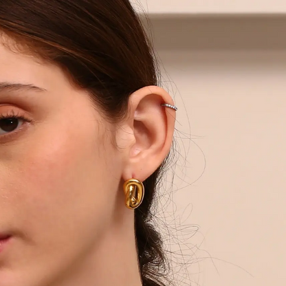 Obsidian Crest Earrings