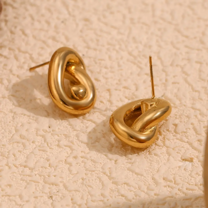 Obsidian Crest Earrings