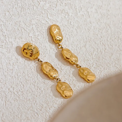 Golden Rhapsody Earrings