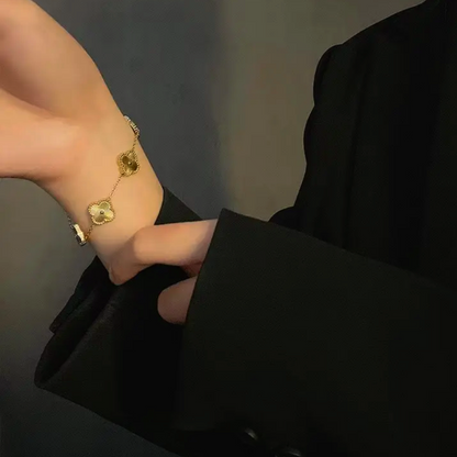 Gold Clover Bracelet