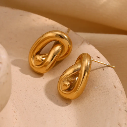 Obsidian Crest Earrings