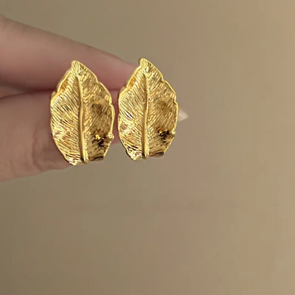 Shwetha's Whispering Leaf Earrings
