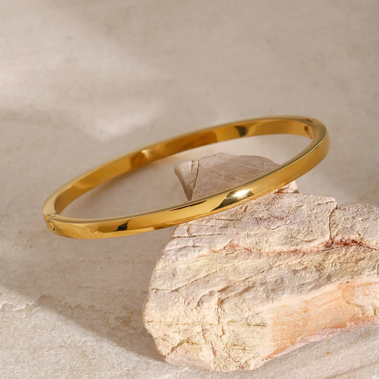 Sleek Radiance Bangle Bracelet