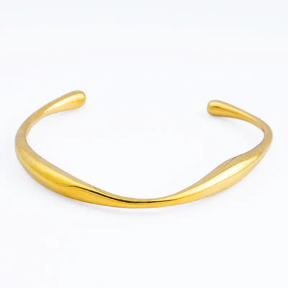 Serene Arc Bangle Bracelet
