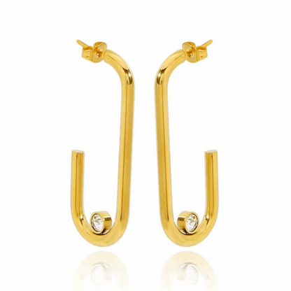 Lustrous Line Earrings