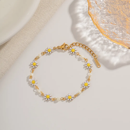Ethereal Daisy Bracelet